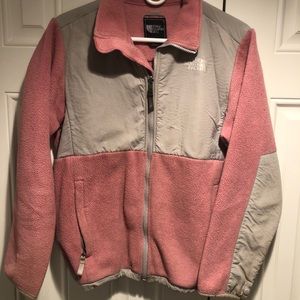 Pink The North Face Fleece Jacket